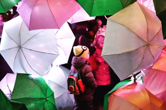 Аллея света и лазерные инсталляции на фестивале LumiFest: 10 фотографий из Instagram