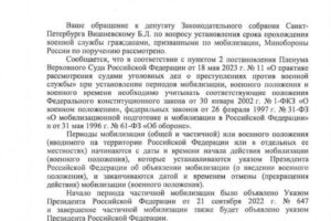 Мобилизация закончится только после «прекращения обстоятельств, послуживших основанием для призыва», заявили в АП