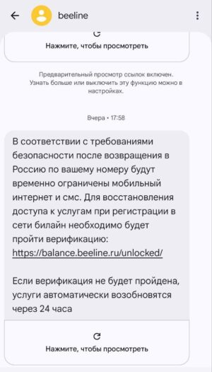 Российские сим-карты отключат на сутки после возвращения из роуминга