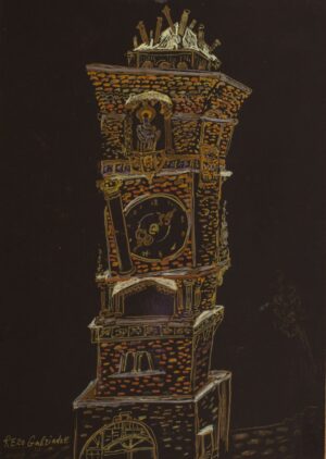 «Камни должны соединяться, как люди, — любовью, конфликтом или лаской». Как появилась башня театра Резо Габриадзе