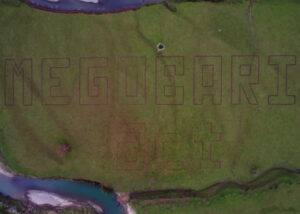 Активист на тракторе сделал гигантскую надпись Megobari Act. Его оштрафовали на 2 тысячи лари